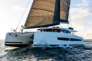 Aura 51 catamaran sailing